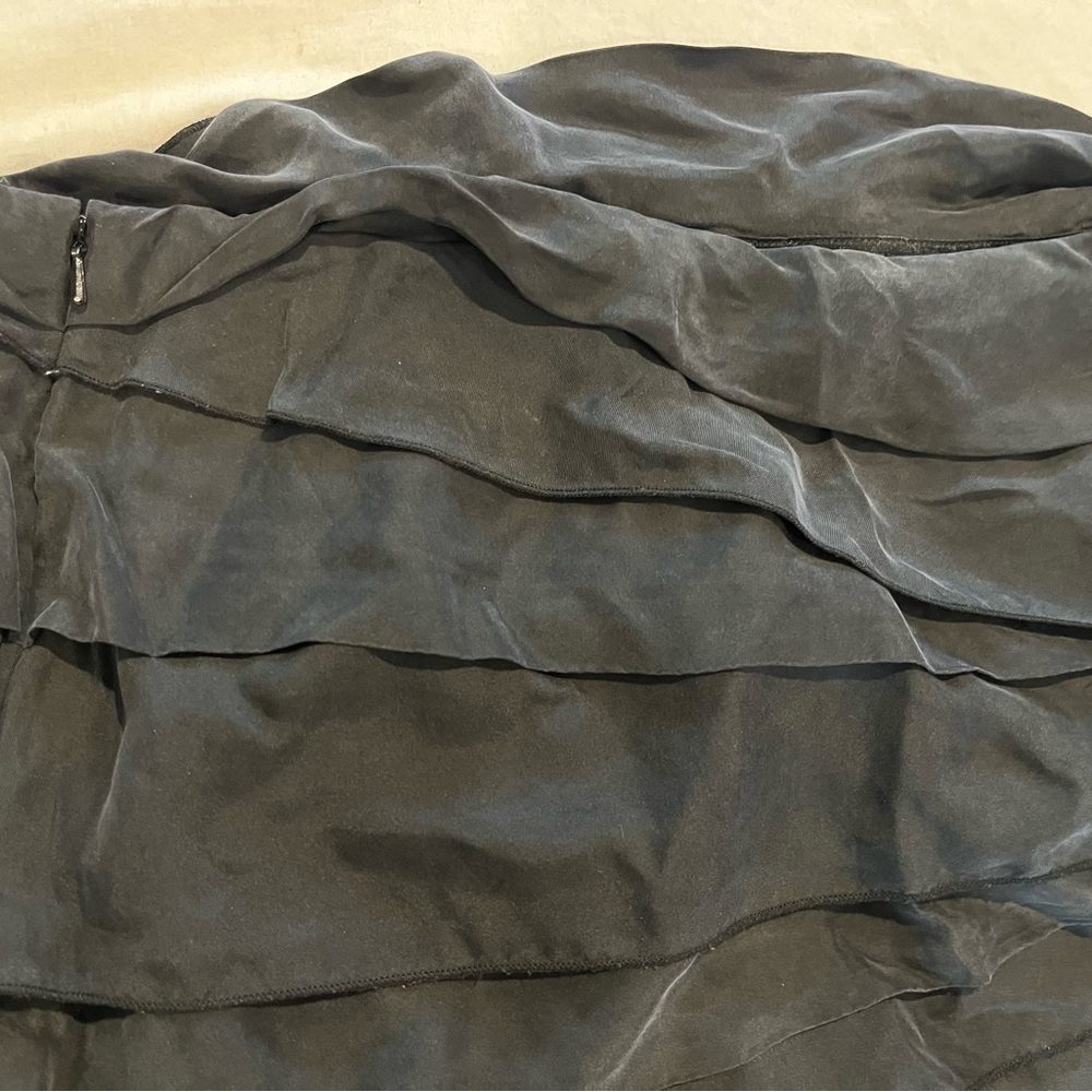 bebe Black Ruffled Mini Skirt - Picture 2 of 3